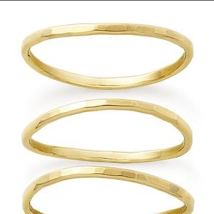14k James Avery gold entwined trio ring..